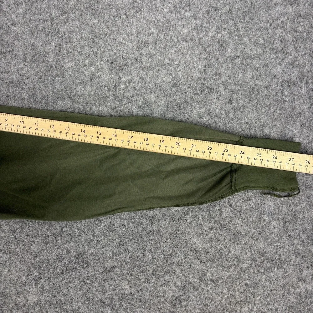 US Army Waffle Top Shirt Mens Xl Green Thermal 1/4 Zip Military ECWCS Gen 3 OD